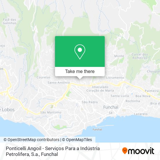 Ponticelli Angoil - Serviços Para a Indústria Petrolifera, S.a. mapa