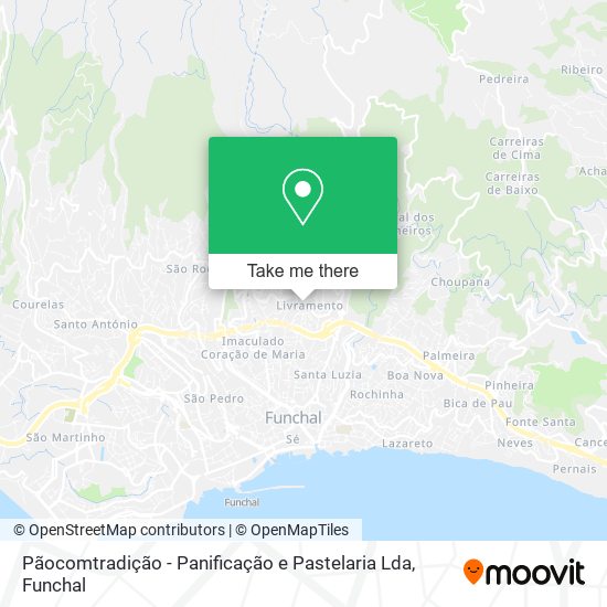 Pãocomtradição - Panificação e Pastelaria Lda map