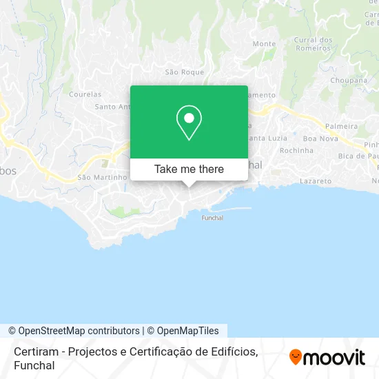 Certiram - Projectos e Certificação de Edifícios map