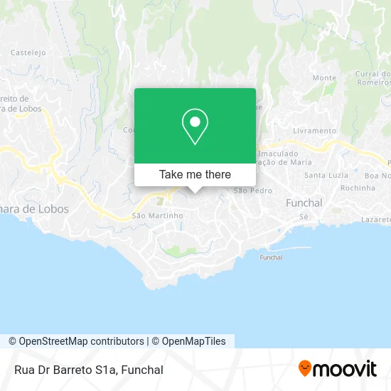 Rua Dr Barreto S1a map
