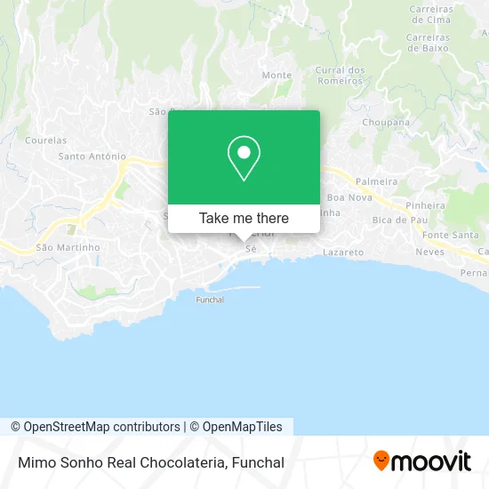 Mimo Sonho Real Chocolateria map