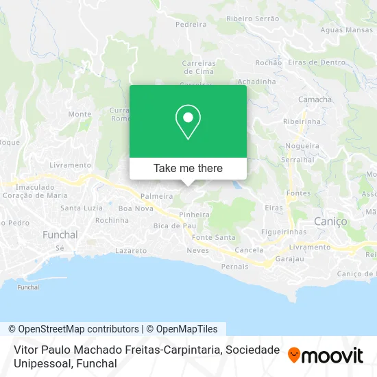 Vitor Paulo Machado Freitas-Carpintaria, Sociedade Unipessoal map