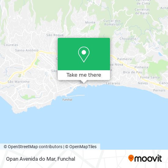 Opan Avenida do Mar map