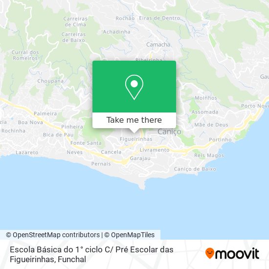 Escola Básica do 1° ciclo C/ Pré Escolar das Figueirinhas map