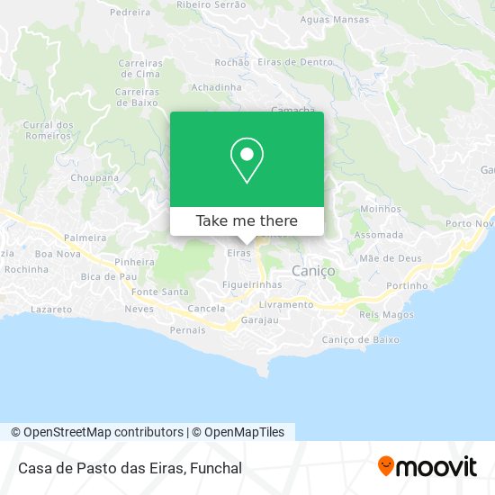 Casa de Pasto das Eiras map