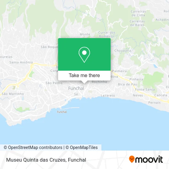 Museu Quinta das Cruzes map