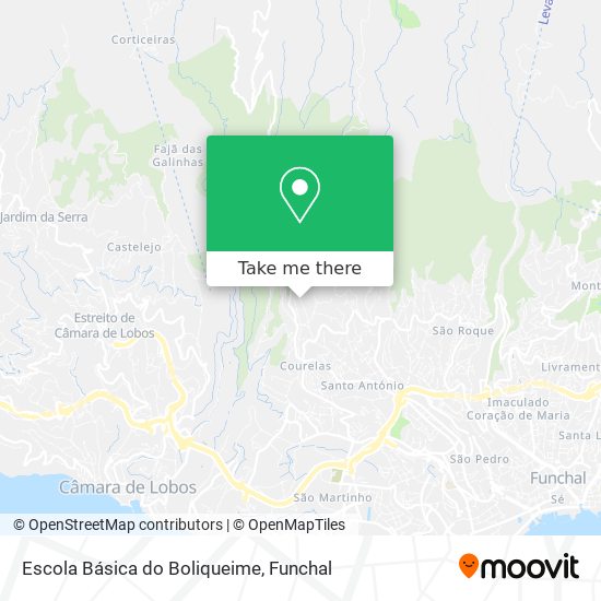Escola Básica do Boliqueime map