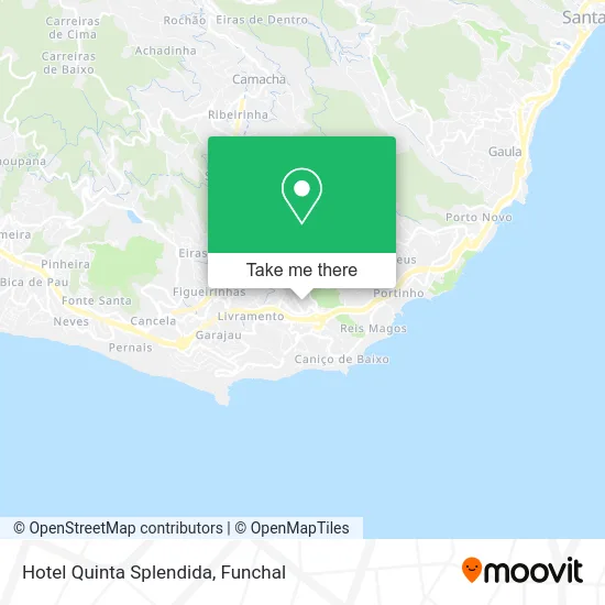 Hotel Quinta Splendida map