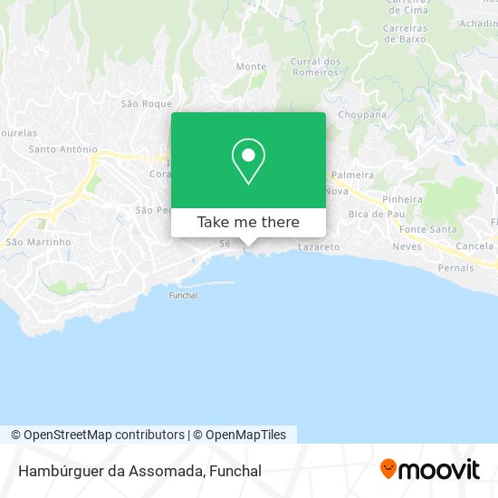 Hambúrguer da Assomada map