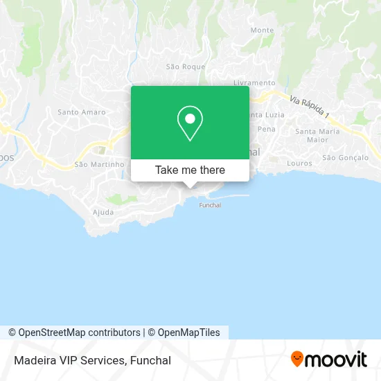 Madeira VIP Services map