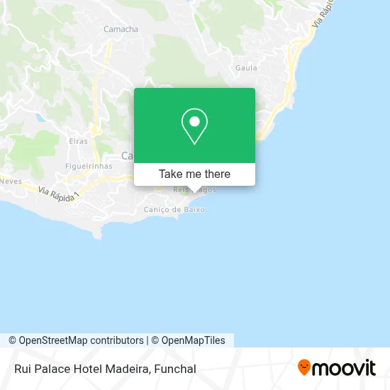 Rui Palace Hotel Madeira map