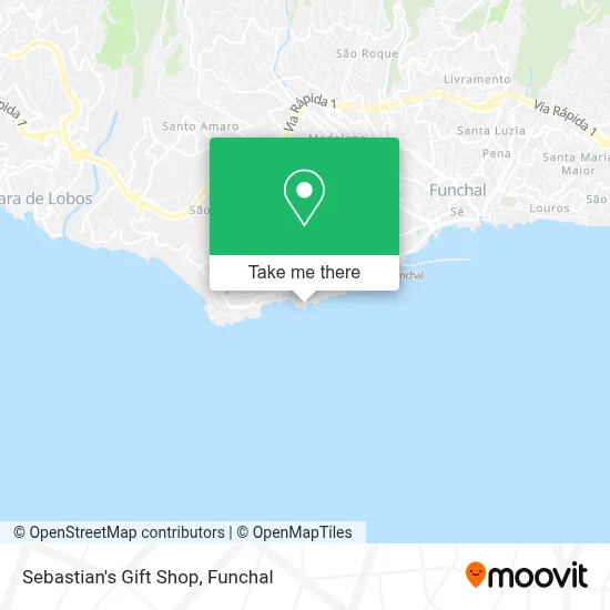 Sebastian's Gift Shop map