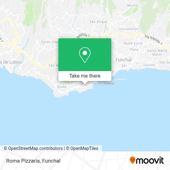 Roma Pizzaria map