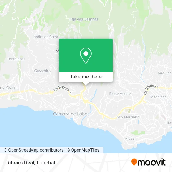 Ribeiro Real map