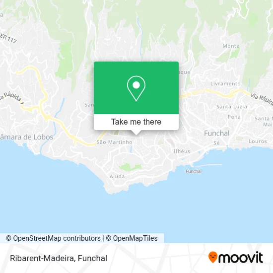 Ribarent-Madeira map