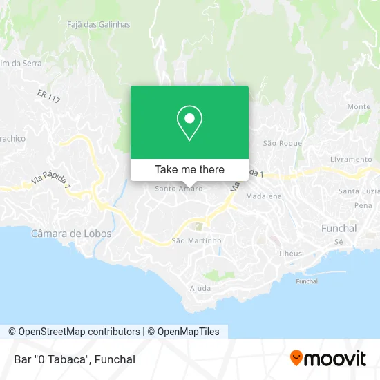 Bar "0 Tabaca" map