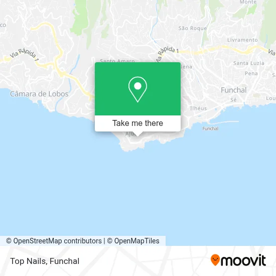 Top Nails map