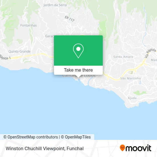 Winston Chuchill Viewpoint mapa