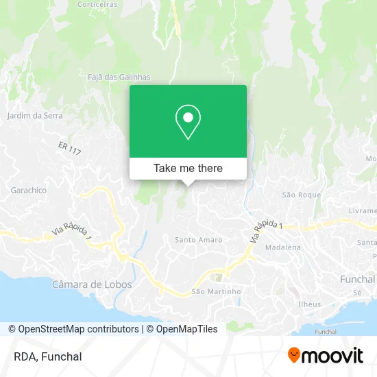 RDA map