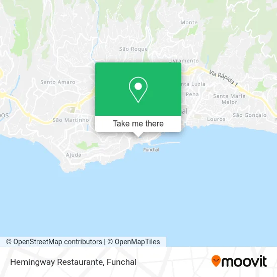 Hemingway Restaurante map
