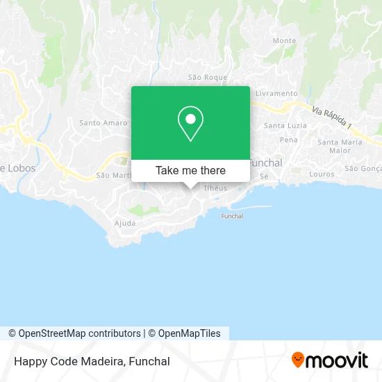 Happy Code Madeira map