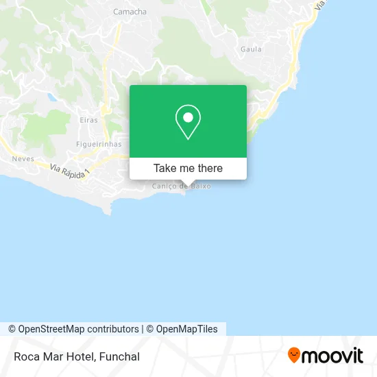 Roca Mar Hotel map