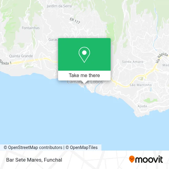 Bar Sete Mares map