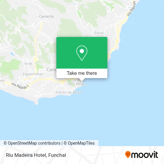 Riu Madeira Hotel map