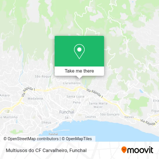 Multiusos do CF Carvalheiro map