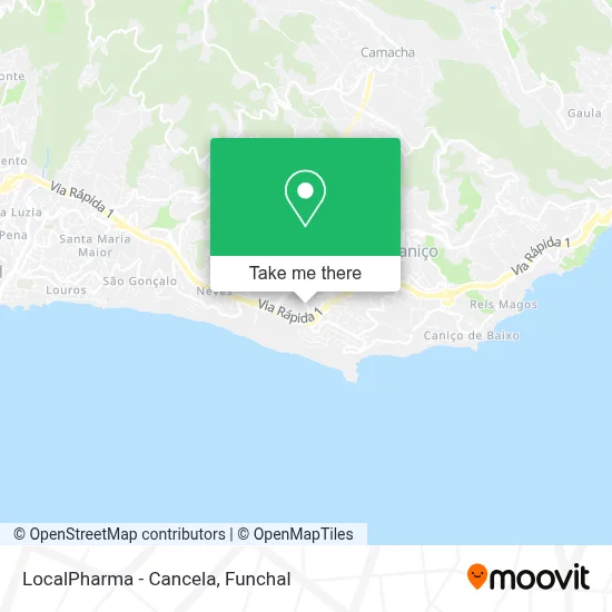 LocalPharma - Cancela map