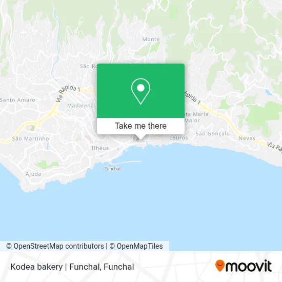 Kodea bakery | Funchal map