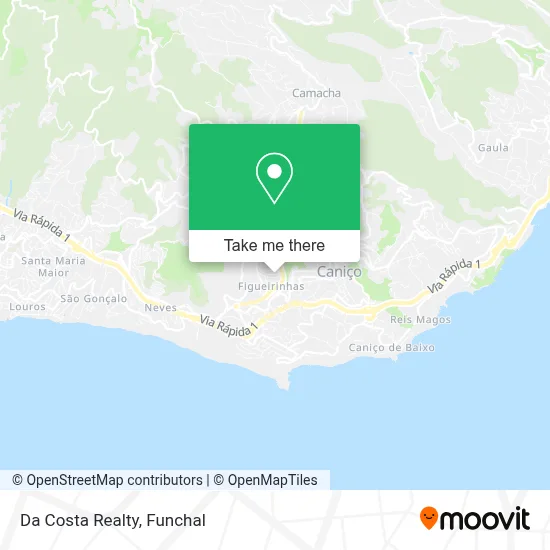 Da Costa Realty map