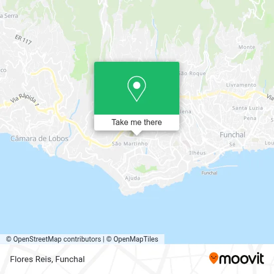 Flores Reis map