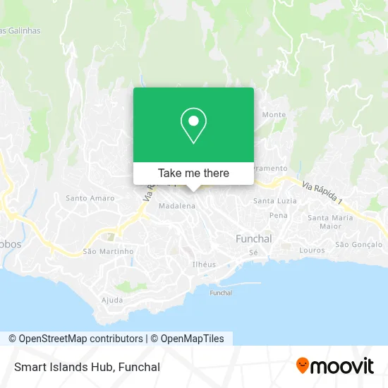 Smart Islands Hub map