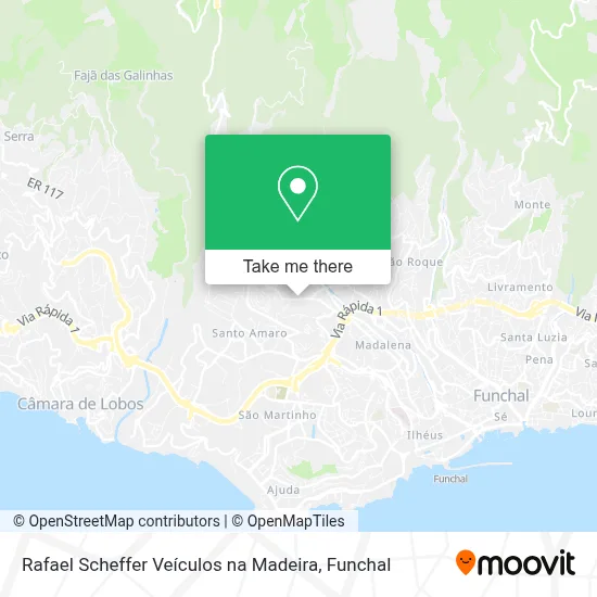 Rafael Scheffer Veículos na Madeira map