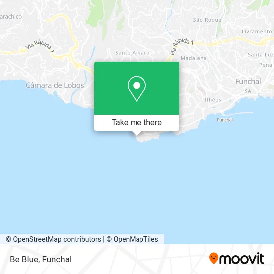 Be Blue map