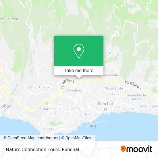 Nature Connection Tours map