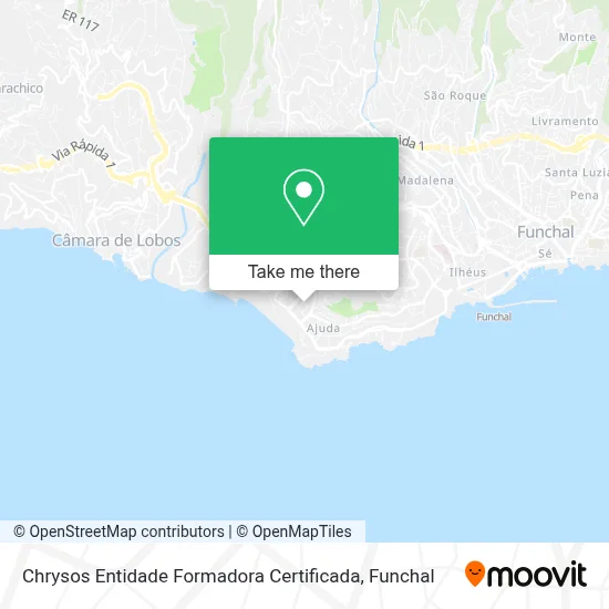 Chrysos Entidade Formadora Certificada map