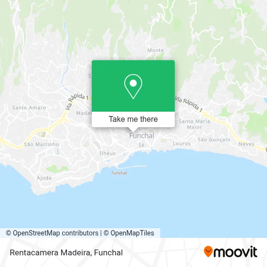 Rentacamera Madeira map