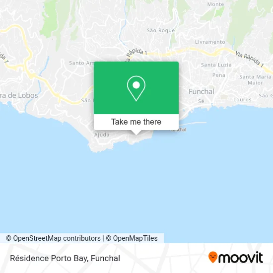 Résidence Porto Bay map