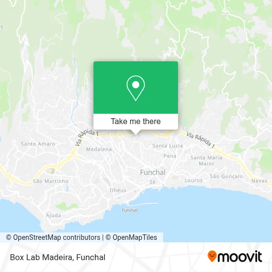 Box Lab Madeira map