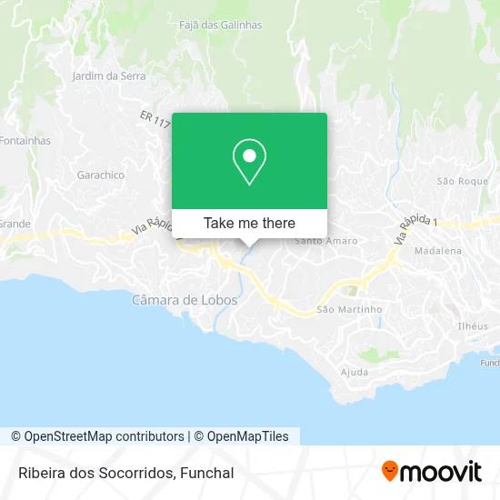 Ribeira dos Socorridos map