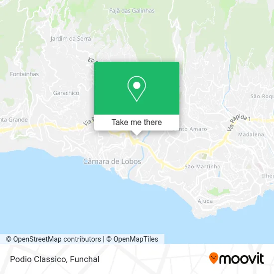 Podio Classico map