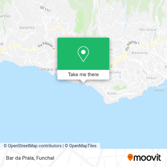 Bar da Praia map