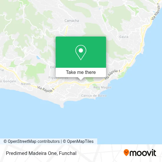 Predimed Madeira One map
