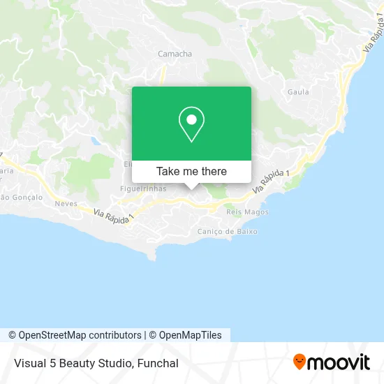 Visual 5 Beauty Studio map