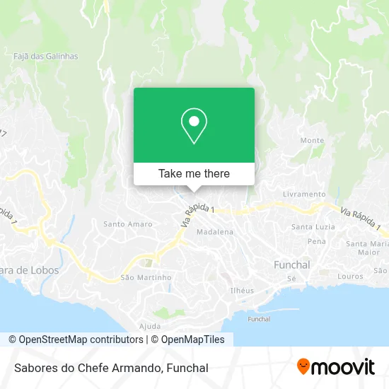 Sabores do Chefe Armando map