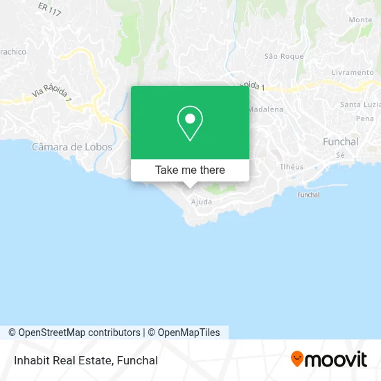 Inhabit Real Estate map