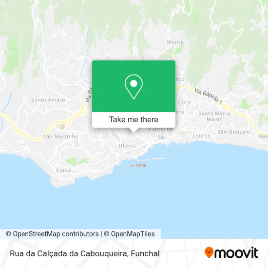 Rua da Calçada da Cabouqueira map