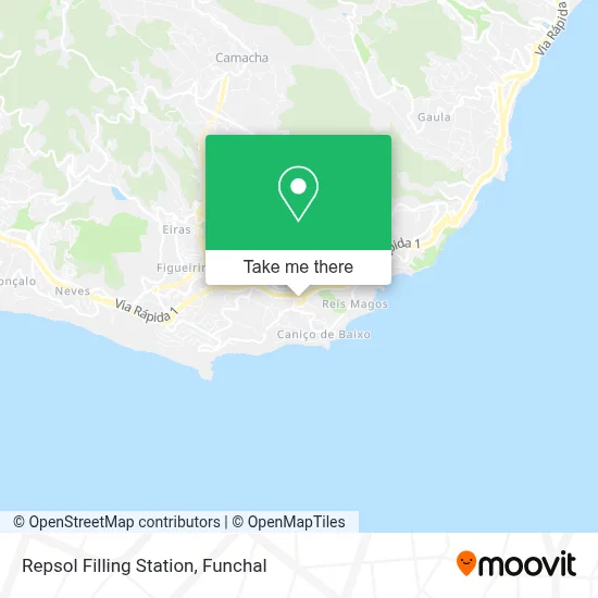 Repsol Filling Station map
